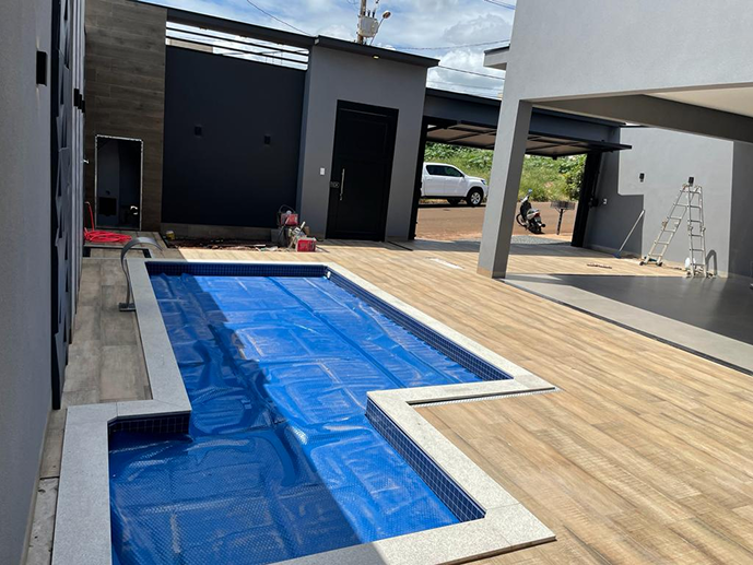 Escada de Mármore Travertino Navona