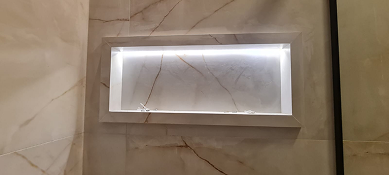 Projeto de nicho em mármore 01